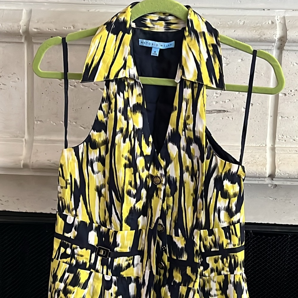 Antonio Melani halter linen dress - Picture 2 of 5